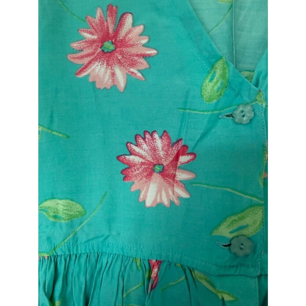 Erika Vintage Floral Print Long Dress - Picture 5 of 5